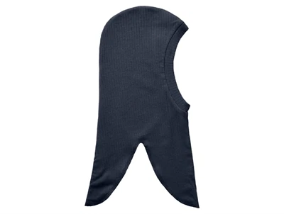 Name It balaklava i dark sapphire ribstrik set fra modsatte side