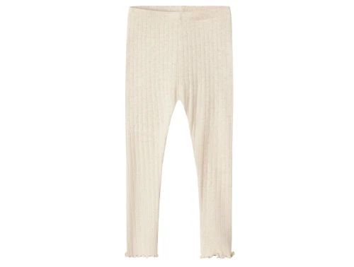 name it leggings peyote melange med babylock kant