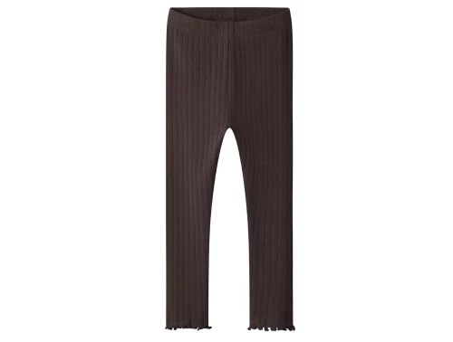 name it leggings seal brown med babylock kant