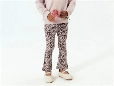 name it leggings burnished lilac med leopardprint