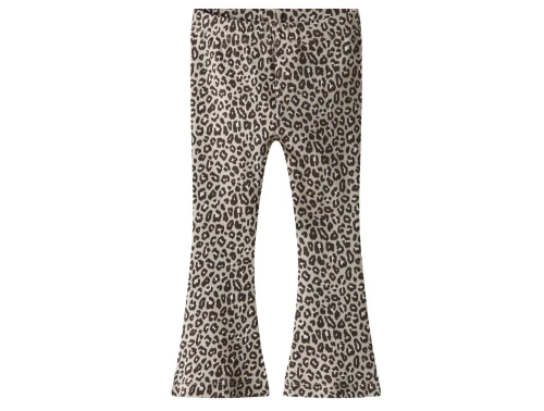 name it leggings peyote med leopardprint