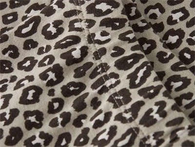 name it leggings peyote med leopardprint