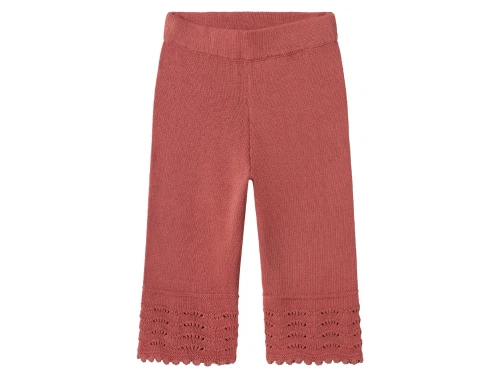 Lil\' Atelier bukser withered rose med blondekant