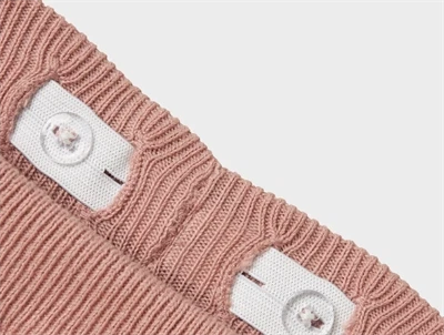 Lil\' Atelier bukser i rosa nuance med mariehøneprint og brede ben