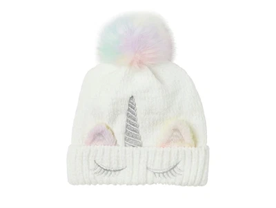 Name It hue hvid med enhjørning og pompon