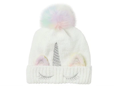 Name It hue hvid med enhjørning og pompon