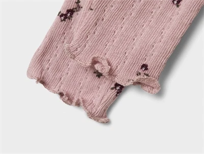 Name It leggings i rosa nuance med små blomster