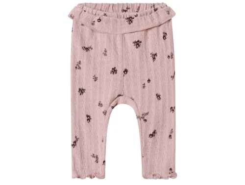 Name It leggings i rosa nuance med små blomster