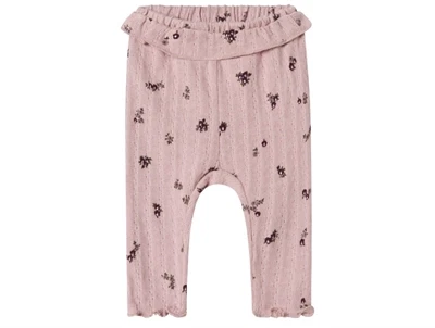 Name It leggings i rosa nuance med små blomster