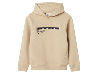 Name It hoodie i beige på barn