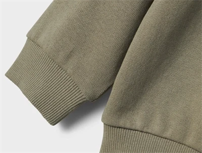 Lil\' Atelier sweatshirt i grøn nuance med dinosaurmotiv