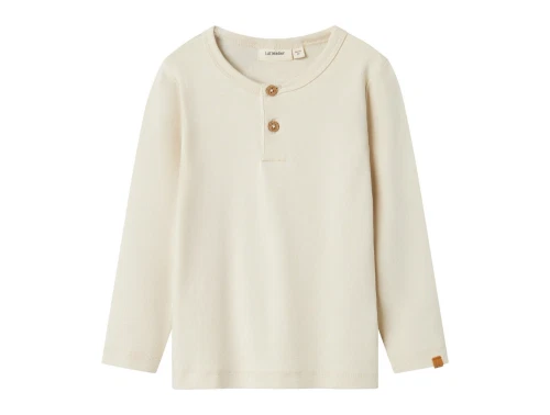 Lil\' Atelier bluse turtledove med knapper