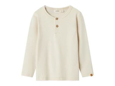 Lil' Atelier bluse turtledove med knapper