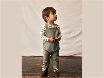 Lil' Atelier smækbukser overland trek med dinosaurbroderi