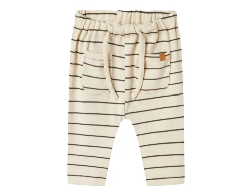 Lil\' Atelier bukser turtledove med striber og bindesnor