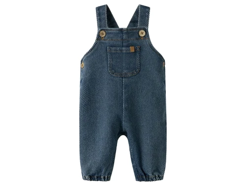 Lil\' Atelier denim overalls i denim blue med kængurulomme