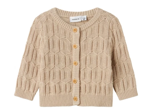 Name It cardigan peyote med strukturstrik