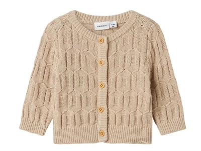 Name It cardigan peyote med strukturstrik
