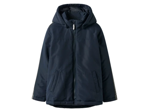 Name It jakke dark sapphire ensfarvet med refleksdetaljer