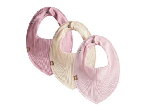 3-pak savlesmække fra Name It i farverne sun kiss, ballerina og cameo pink