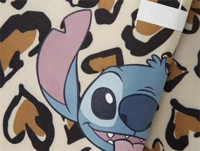 Name It leggings med Stitch detalje og leopardprint
