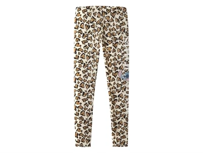 Name It leggings i beige nuance med Stitch print