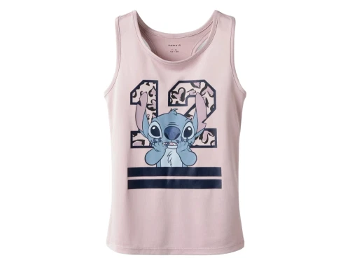 Name It tank top i rosa med Stitch print