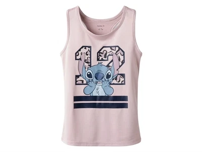 Name It tank top i rosa med Stitch print