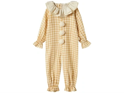 Lil\' Atelier klovnekostume i turtledove med flæsekrave og tern