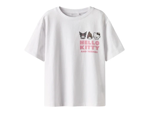 Name It t-shirt i hvid nuance med Hello Kitty print