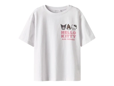 Name It t-shirt i hvid nuance med Hello Kitty print