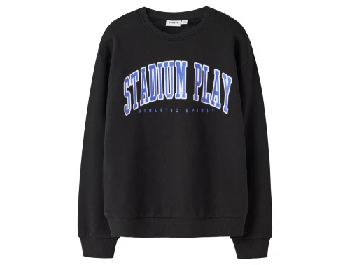 Name It sweatshirt sort med gummiprint