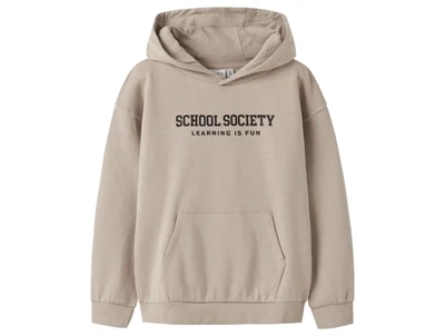 Name It hoodie island fossil med smiley print