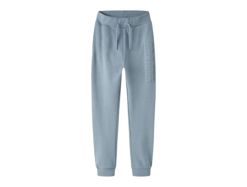 Name It sweatpants i blå nuance set forfra