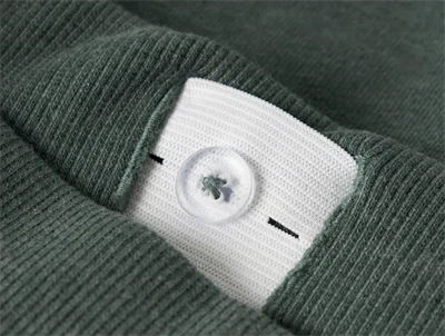 Name It sweatpants detalje af talje i grøn nuance