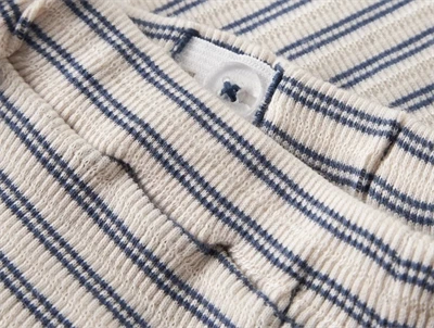 Name It bukser i råhvid nuance detalje med elastik i taljen