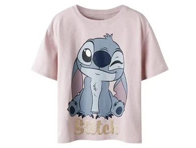 Name It t-shirt burnished lilac med Stitch print