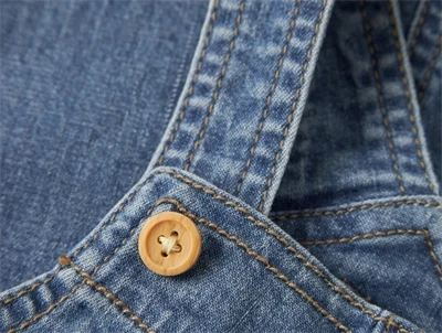 Name It denim overalls shorts i blå nuance detalje med stropper og knap
