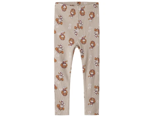 Name It MINI leggings i gråbeige nuance med Paw Patrol print
