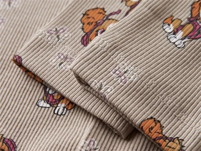 Name It MINI leggings i gråbeige nuance med Paw Patrol print