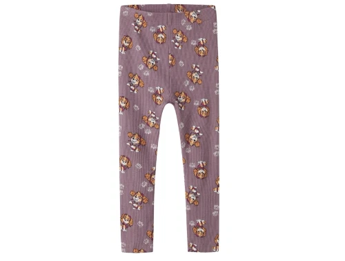 Name It MINI leggings i støvet rosa nuance med Paw Patrol print