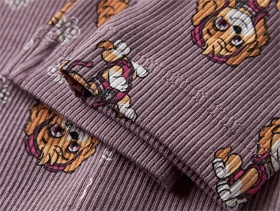 Name It MINI leggings i støvet rosa nuance med Paw Patrol print