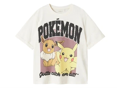 Name It t-shirt cloud dancer med Pokémon print
