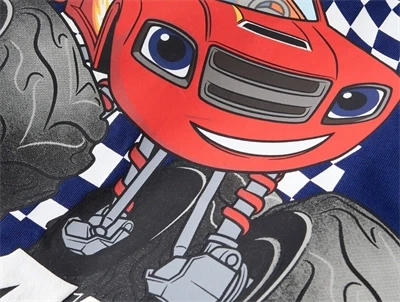 Name It MINI langærmet t-shirt i blå nuance med Blaze print