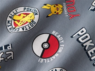 Name It MINI sweatshirt grå med Pikachu print  