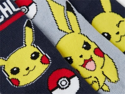 Name It MINI strømper navy med Pikachu motiv  