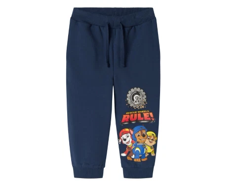 Name It MINI bukser i mørkeblå nuance med Paw Patrol print