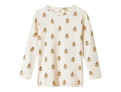 Lil' Atelier MINI top i pastel parchment med klovneprint