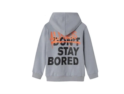 Name It hoodie tradewinds med Bored print