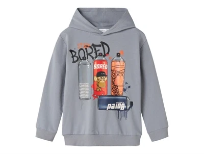 Name It hoodie tradewinds med Bored print